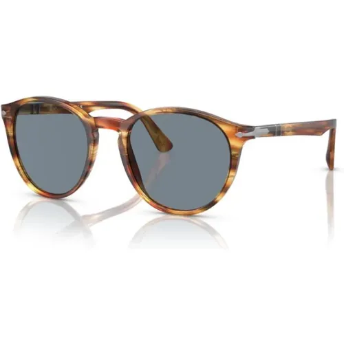 Sunglasses, unisex, , Size: ONE SIZE Classic Sunglasses with Black Frame - Persol - Modalova