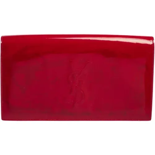 Pre-owned Clutches, female, , Size: ONE SIZE Pre-owned Leather clutches - Yves Saint Laurent Vintage - Modalova