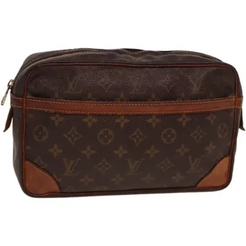 Pre-owned Canvas clutches , female, Sizes: ONE SIZE - Louis Vuitton Vintage - Modalova