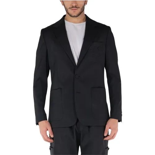 Monogram Blazer Jacket , male, Sizes: L, M - Palm Angels - Modalova