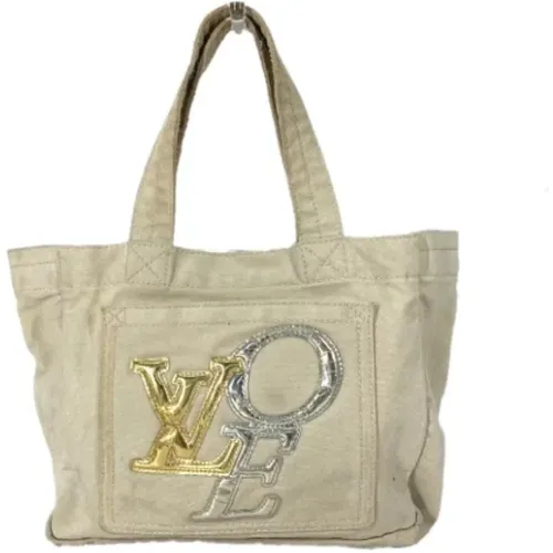 Pre-owned Tote Bags, female, , Size: ONE SIZE Pre-owned Canvas louis-vuitton-bags - Louis Vuitton Vintage - Modalova