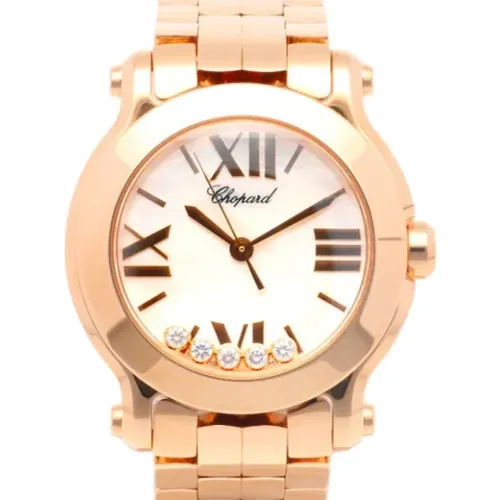 Pre-owned Watches, female, , Size: ONE SIZE Pre-owned Rose Gold watches - Chopard Pre-owned - Modalova