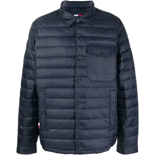 Woven jackets , male, Sizes: L, XL, S, M - Tommy Hilfiger - Modalova