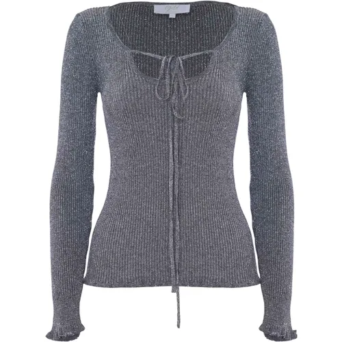 Long sleeve sweater with bow , Damen, Größe: XL - Kocca - Modalova