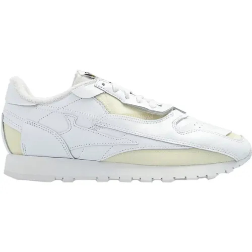 Leather and Fabric Sneakers , female, Sizes: 3 1/2 UK, 5 1/2 UK, 6 UK, 3 UK, 4 1/2 UK - Maison Margiela - Modalova