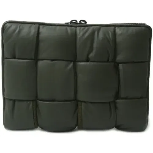 Pre-owned Clutches, male, , Size: ONE SIZE Pre-owned Leather clutches - Bottega Veneta Vintage - Modalova