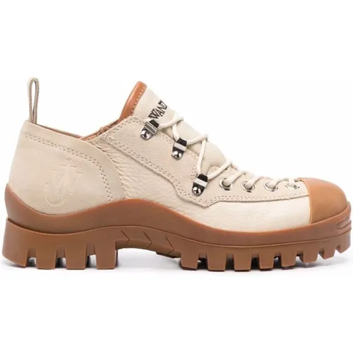 Leder Schnürstiefeletten , Damen, Größe: 40 EU - JW Anderson - Modalova