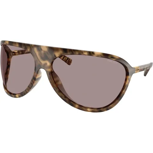 Stylish Sunglasses in Black , female, Sizes: ONE SIZE - Miu Miu - Modalova