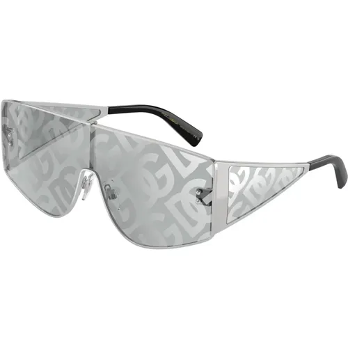 Dg2305 05Al Sunglasses , male, Sizes: 44 MM - Dolce & Gabbana - Modalova