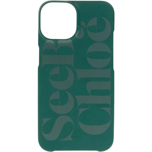 IPhone 14 Leather Case , female, Sizes: ONE SIZE - See by Chloé - Modalova