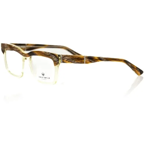 Glasses, male, , Size: ONE SIZE Clubmaster Eyeglasses Transparent Frame Havana - Frankie Morello - Modalova