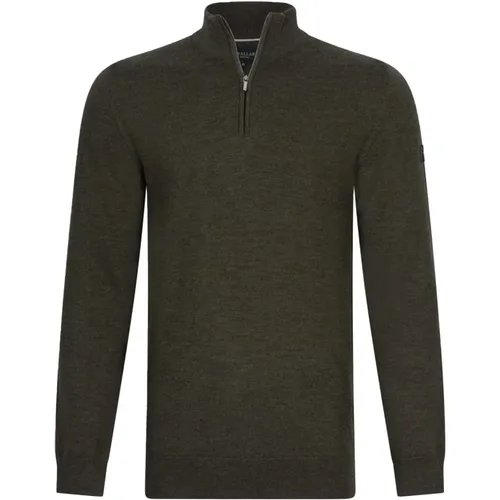 Merino Half Zip Pullover Cavallaro - Cavallaro - Modalova