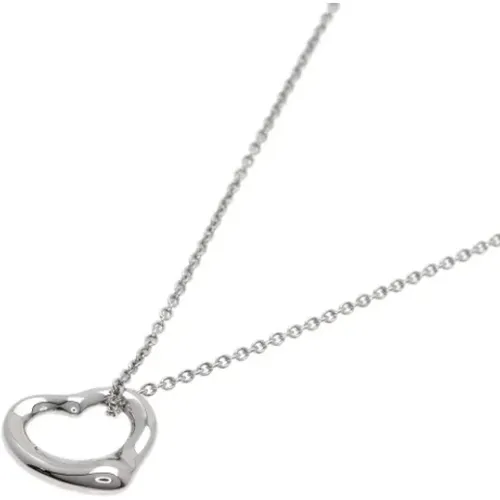 Pre-owned Jewellery, female, , Size: ONE SIZE Pre-owned Platinum necklaces - Tiffany & Co. Pre-owned - Modalova