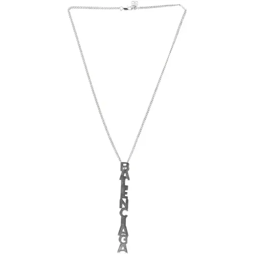 Pre-owned Metal necklaces , female, Sizes: ONE SIZE - Balenciaga Vintage - Modalova