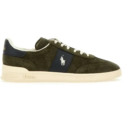 Sneakers, male, , Size: 8 US Forest Suede Men's Sneakers - Polo Ralph Lauren - Modalova