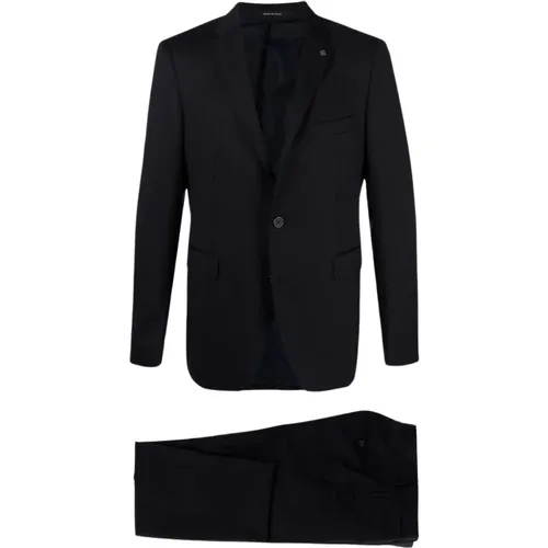 Single Breasted Suits, male, , Size: 3XL Dress Suit for Men - Aw23 Collection - Tagliatore - Modalova