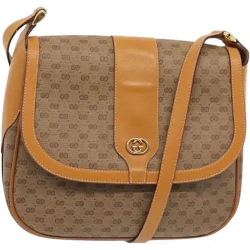 Pre-owned Cross Body Bags, female, , Size: ONE SIZE Pre-owned Leather gucci-bags - Gucci Vintage - Modalova