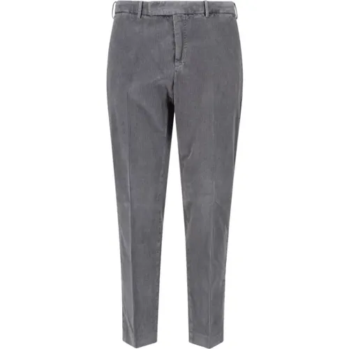 Slim-fit Trousers, male, , Size: 2XL Stylish Grigio Trousers Aw25 - PT Torino - Modalova