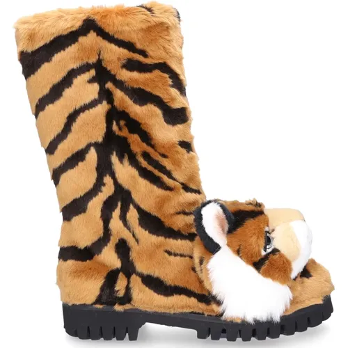 Winter Boots , female, Sizes: 3 UK - Dolce & Gabbana - Modalova