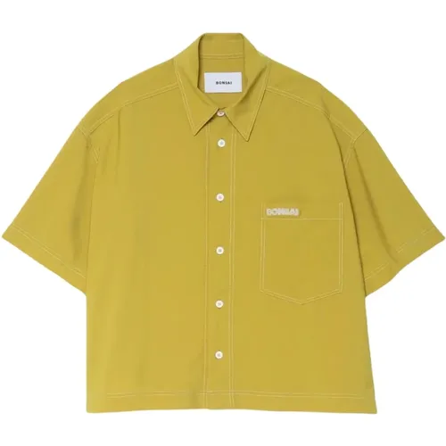 Short Sleeve Shirts , male, Sizes: S, L - Bonsai - Modalova
