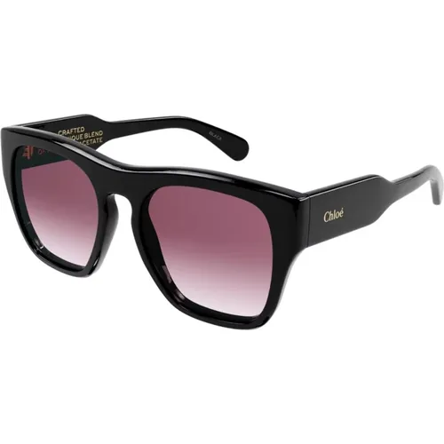 Stilvolle Sonnenbrille für modebewusste Frauen , Damen, Größe: 55 MM - Chloé - Modalova