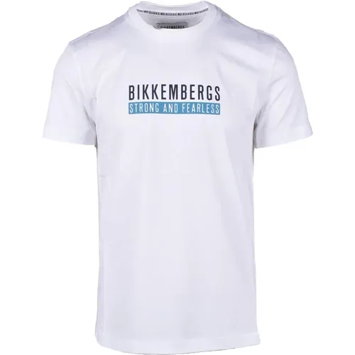 Stilvolle Baumwoll-T-Shirt-Kollektion , Herren, Größe: S - Bikkembergs - Modalova