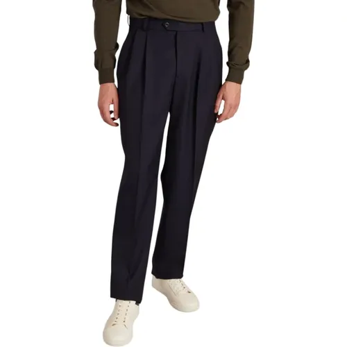 Double-pleated trousers in woolen cloth , male, Sizes: 2XS, XS - L'Exception Paris - Modalova