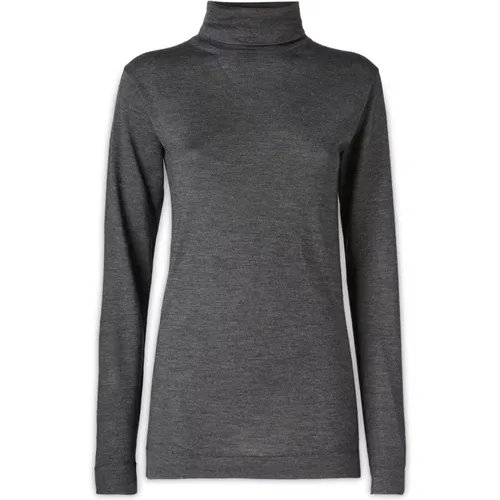 Turtleneck , female, Sizes: L - Malo - Modalova