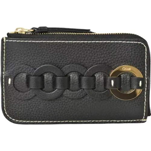 Pre-owned Wallets, female, , Size: ONE SIZE Pre-owned Leather wallets - Chloé Pre-owned - Modalova