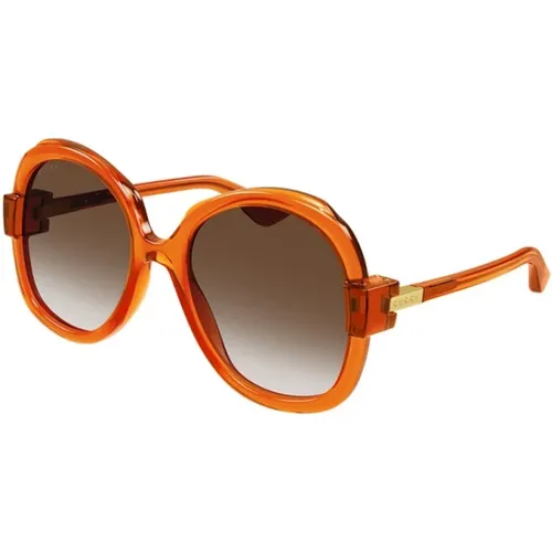 Sunglasses , female, Sizes: L/XL, 57 MM - Gucci - Modalova