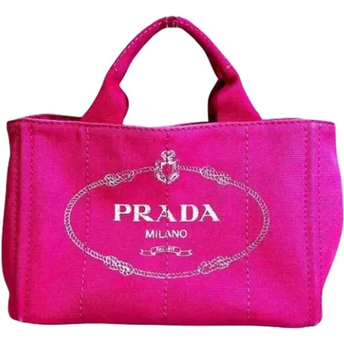 Pre-owned Canvas totes , female, Sizes: ONE SIZE - Prada Vintage - Modalova