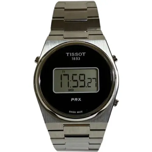 Pre-owned Watches, male, , Size: ONE SIZE Pre-owned PRX Stainless Steel Watch - Tissot Pre-Owned - Modalova