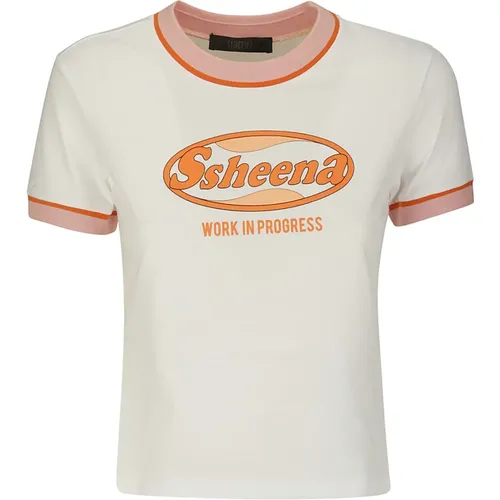 T-Shirt , female, Sizes: L, S - Ssheena - Modalova