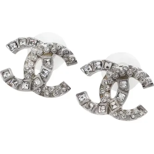 Pre-owned Metal earrings , female, Sizes: ONE SIZE - Chanel Vintage - Modalova