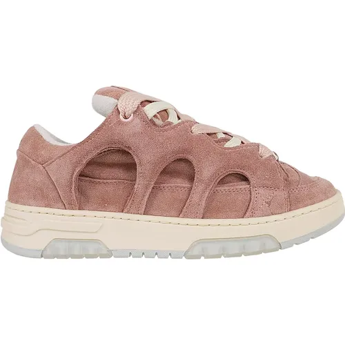 Rosa & Lila Sneakers Trendiger Stil , Damen, Größe: 38 EU - SANTHA - Modalova