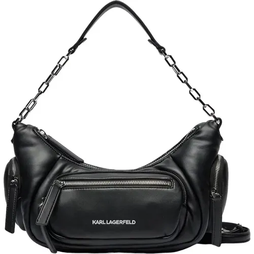 Stadt Schultertasche Schwarz - Karl Lagerfeld - Modalova