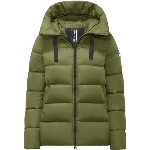 Down Jackets, female, , Size: S Rome Jacket - Nylon Down Jacket - BomBoogie - Modalova