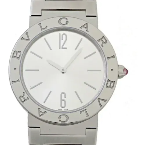 Pre-owned Watches, male, , Size: ONE SIZE Pre-owned Stainless Steel watches - Bvlgari Vintage - Modalova