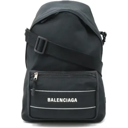 Pre-owned Canvas schultertasche , Damen, Größe: ONE Size - Balenciaga Vintage - Modalova