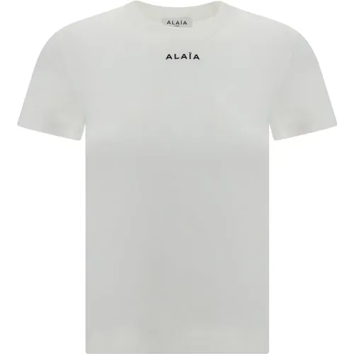 Baumwoll T-Shirt Alaïa - Alaïa - Modalova