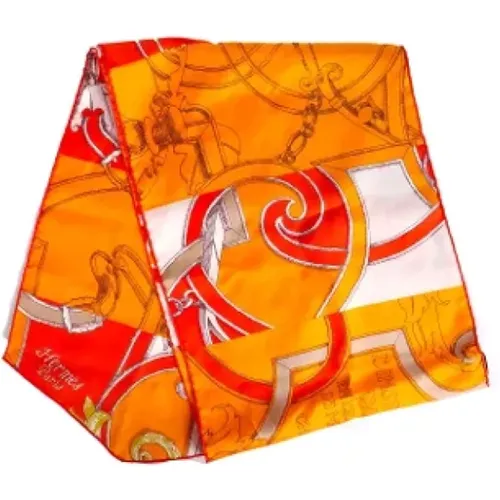 Pre-owned Silk scarves , female, Sizes: ONE SIZE - Hermès Vintage - Modalova