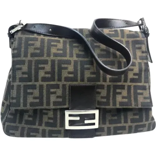 Pre-owned Shoulder Bags, female, , Size: ONE SIZE Pre-owned Canvas fendi-bags - Fendi Vintage - Modalova