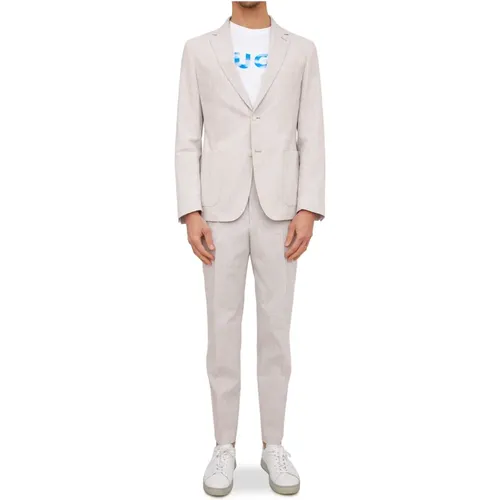 Single Breasted Suits , male, Sizes: 2XL, XL - Hugo Boss - Modalova