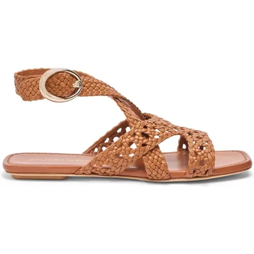 Flat Sandals, female, , Size: 7 US Elegant Sandals - Stuart Weitzman - Modalova