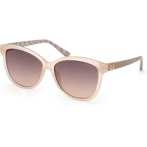 Modern Round Sunglasses , female, Sizes: 58 MM - Guess - Modalova