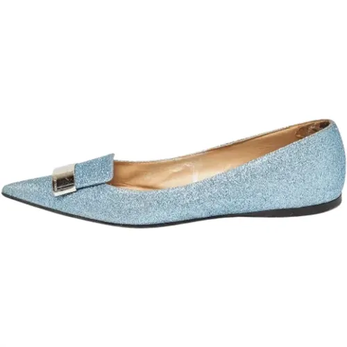 Pre-owned Flats, female, , Size: 9 1/2 US Pre-owned Fabric flats - Sergio Rossi Pre-owned - Modalova