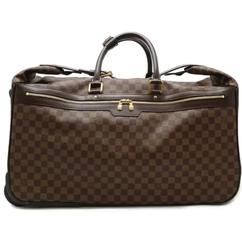 Pre-owned Weekend Bags, unisex, , Size: ONE SIZE Pre-owned Canvas travel-bags - Louis Vuitton Vintage - Modalova