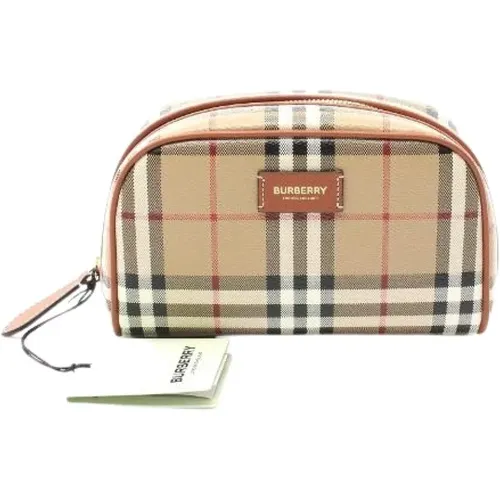 Pre-owned Mini Bags, female, , Size: ONE SIZE Pre-owned Plastic Pouch - Burberry Vintage - Modalova