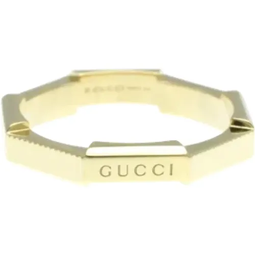 Pre-owned Jewellery, female, , Size: ONE SIZE Pre-owned Gold rings - Gucci Vintage - Modalova