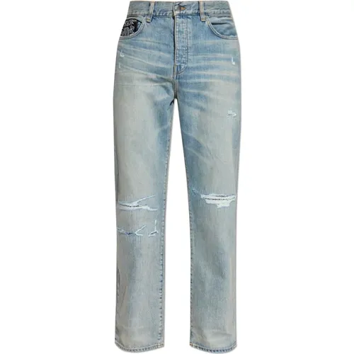 Jeans with straight legs , male, Sizes: W32, W29, W30, W34 - Amiri - Modalova